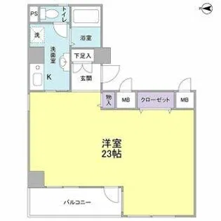 アスタ・ラ・ビスタ新梅田【6階】の間取り