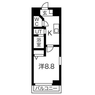 サンパティーク東片端【6階】の間取り