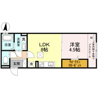 大阪府守口市東光町3丁目【アパート】の間取り