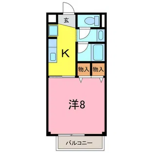 Surplus One 稲垣【2階】の間取り