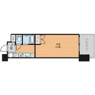 パルティール今池アネックス【605号室】の間取り