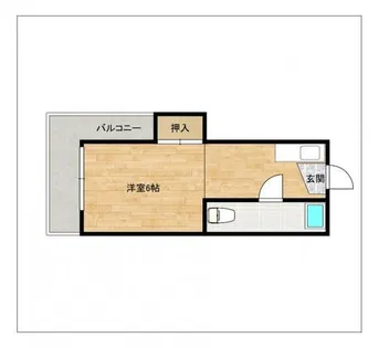 グリーンバレー【206号室】の間取り
