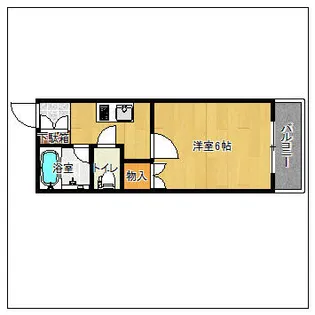高宮グランセ【302号室】の間取り