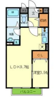 兵庫県尼崎市大島3丁目【アパート】の間取り