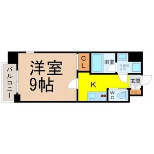 アマーレ東海通【8階】の間取り