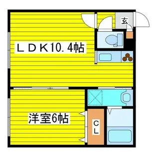 ENCHAN-THE(アンシャンテ)【4階】の間取り