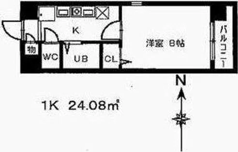 クレアール市川【1階】の間取り