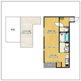 POLARIS今宿【2階】の間取り