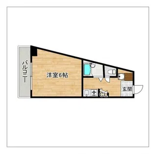 シティマンション大橋NO15【301号室】の間取り