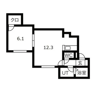 北海道札幌市手稲区稲穂二条8丁目【アパート】の間取り