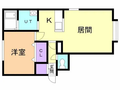 ゴールデンシップ【201号室】の間取り