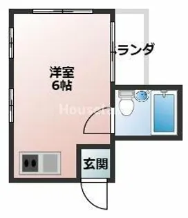 シャトレ堀川【2階】の間取り