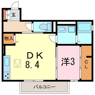 ボンテール池端【1階】の間取り