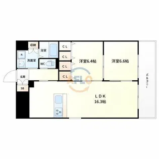 第2関根マンション【7階】の間取り
