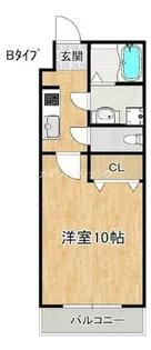 Feliz羽倉崎【1階】の間取り