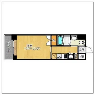 ダイナコートエスタディオレシェンテ【13階】の間取り