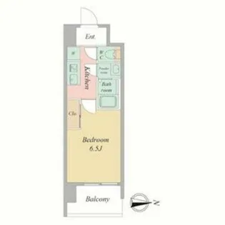 大阪府大阪市東成区中道3丁目【マンション】の間取り