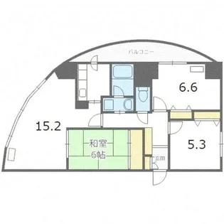 北海道札幌市西区発寒三条6丁目【マンション】の間取り