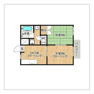 ラフォーレ田中【2階】の間取り