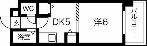 サポナール円山【3階】の間取り