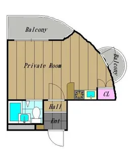 ラ・ビ・クレール【301号室】の間取り