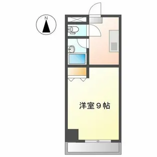 リブローネ南山【2階】の間取り