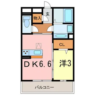 グランゲート東刈谷【3階】の間取り