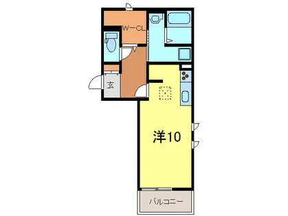 ボヌール東栄【1階】の間取り