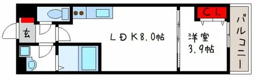 D porta arcobaleno【2階】の間取り