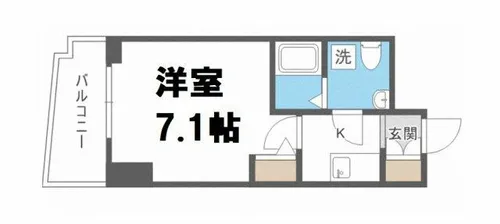 セレニテ難波プリエ【2階】の間取り
