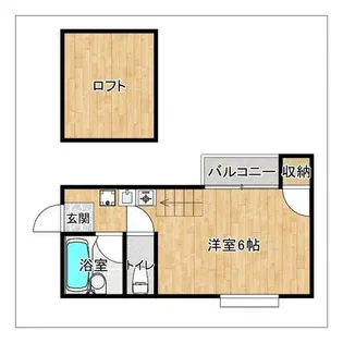 フレンディ箱崎【1階】の間取り