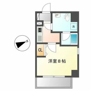 アクアヒルズ【5階】の間取り