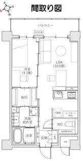 アビオス姫路駅東【504号室】の間取り