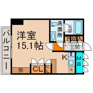 ドゥーエ大須【10階】の間取り