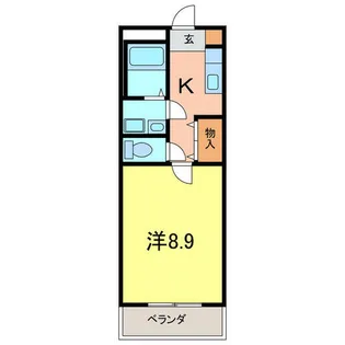 サンシアルザ長田【2階】の間取り