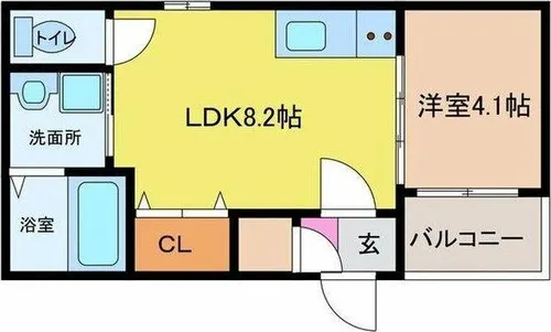 ココパイン【3階】の間取り