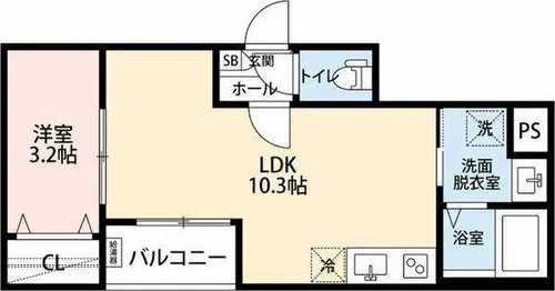 GRANDBLUE shohoⅠ【2階】の間取り