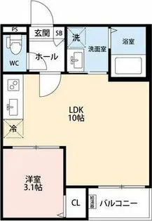 GRANDBLUE shohoⅡ【1階】の間取り