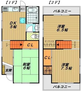 兵庫県神戸市垂水区福田2丁目【一戸建】の間取り