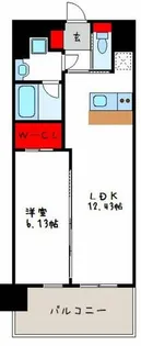 プレジオ永和ASIAN【14階】の間取り