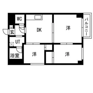 シティ菊水ビル【4階】の間取り