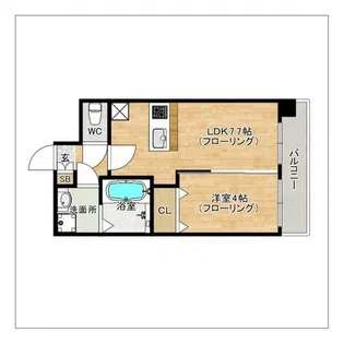第43川崎ビル【302号室】の間取り