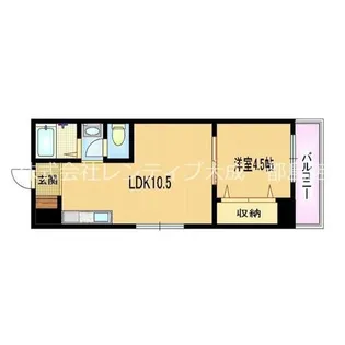 大阪府大阪市都島区網島町【マンション】の間取り