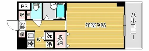 モジュール【208号室】の間取り