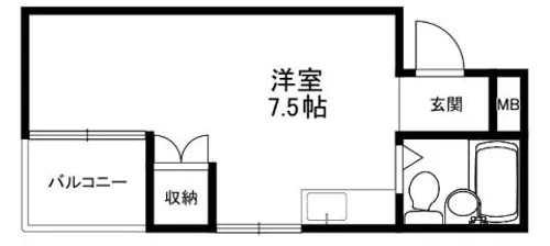 STマンションIII【5階】の間取り
