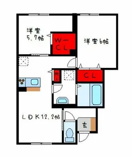 プティ・パレ【1階】の間取り