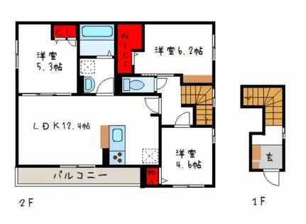 プティ・パレ【2階】の間取り