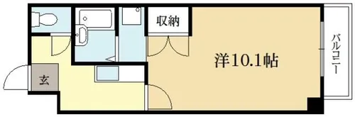 コモドENOKI【1階】の間取り