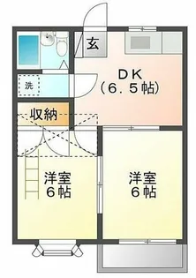 レオパレス南栄第4【106号室】の間取り