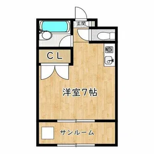 ハイツワールド【2階】の間取り
